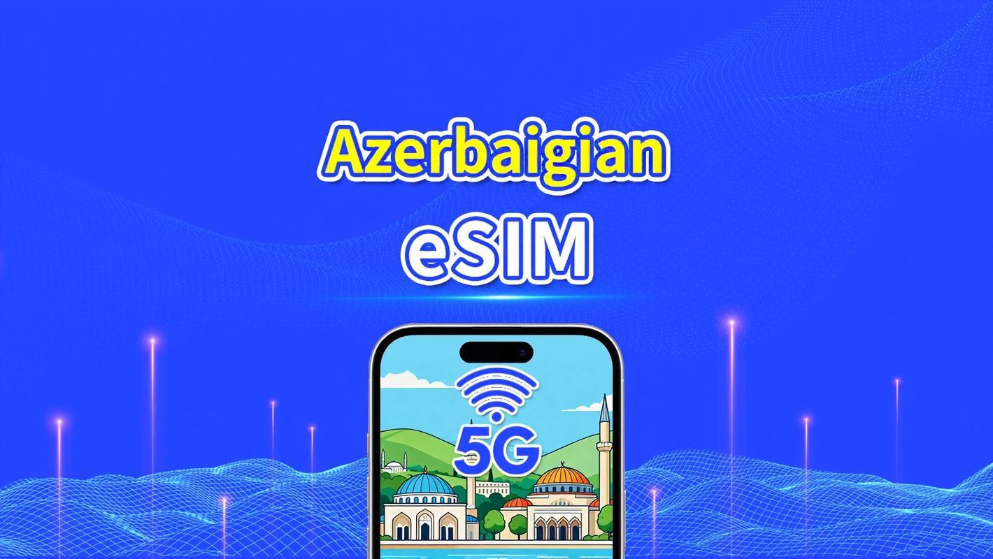 Azerbaigian eSIM | 5G/4G | Pass giornaliero/Pacchetto dati totale | 1–30 giorni | Fatturazione ogni 24 ore | Codice QR
