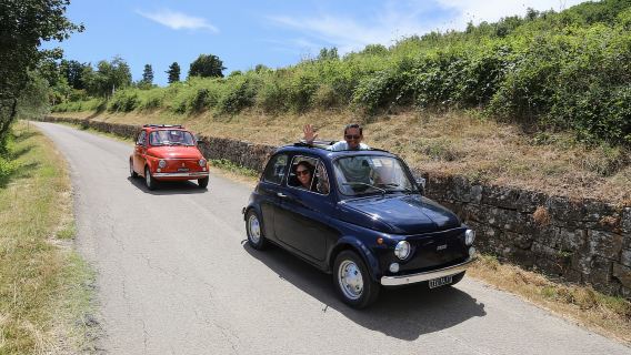 Florence: Vintage Fiat 500 Tour with Chianti Winery & Lunch