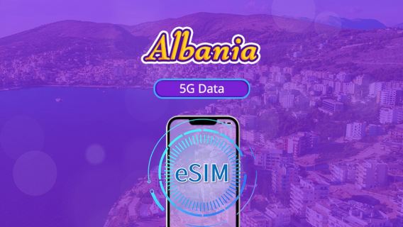 Αλβανία | 5G eSIM | Υποστήριξη για Tik Tok και chat GPT | Ημερήσιο πακέτο/πακέτο δεδομένων | Χρέωση 24 ωρών | 1-30 ημέρες