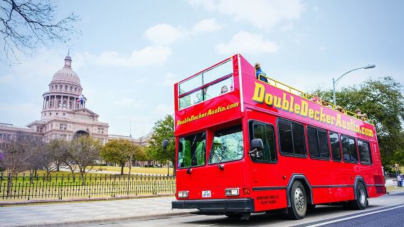 Double Decker Austin Single Loop Sightseeing Tour