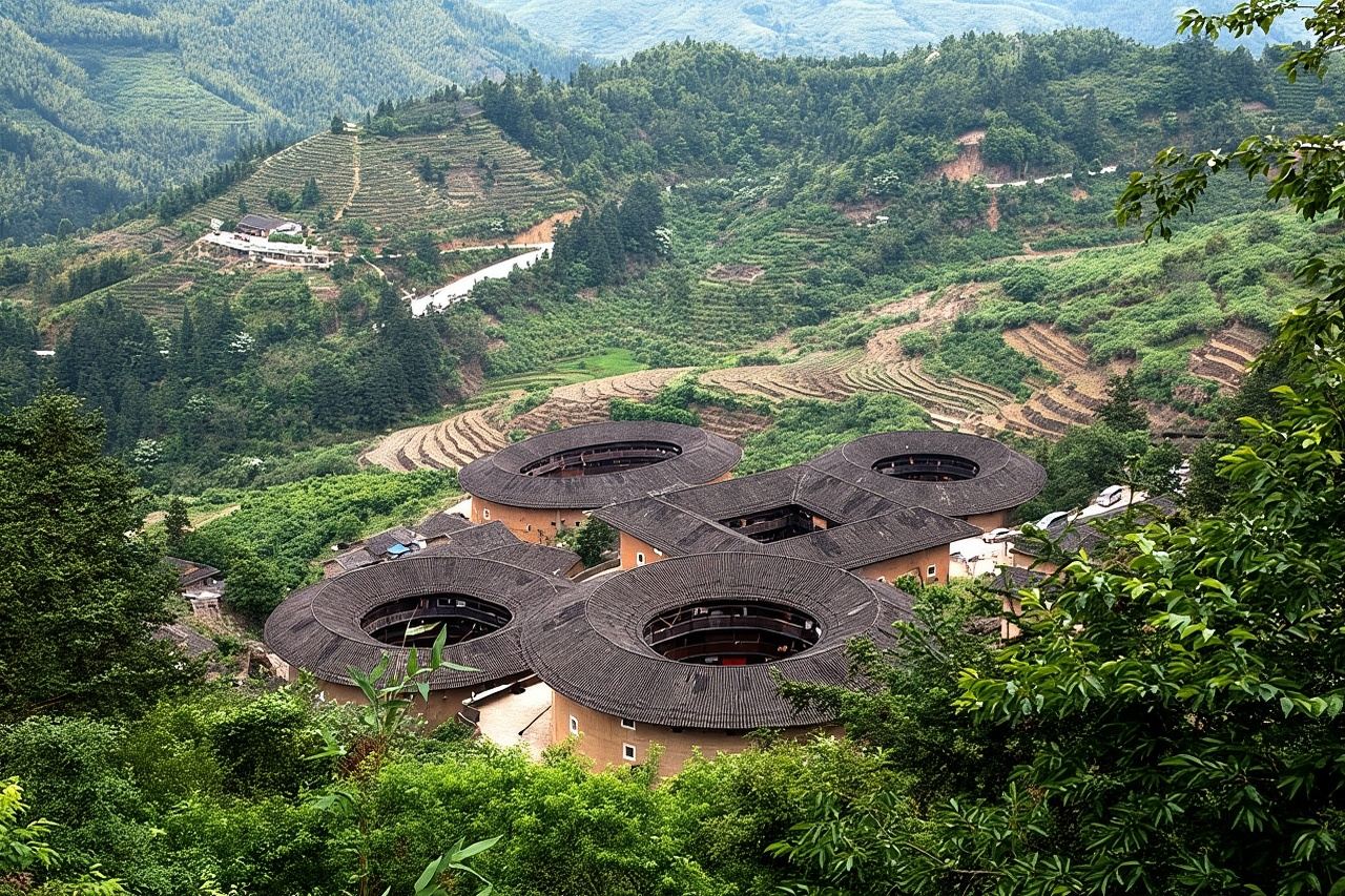 Tour privato di un giorno a Tianluokeng Tulou da Xiamen, pranzo incluso