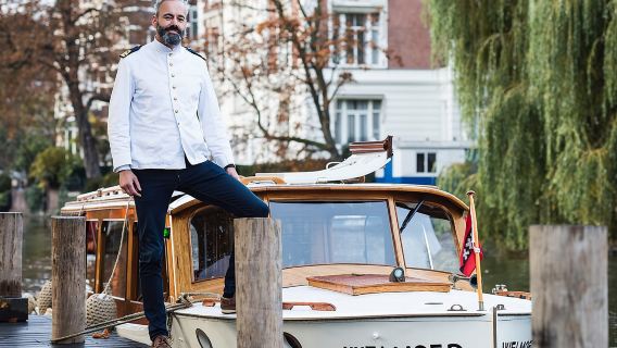 Private Champagner-Kanalfahrt in Amsterdam