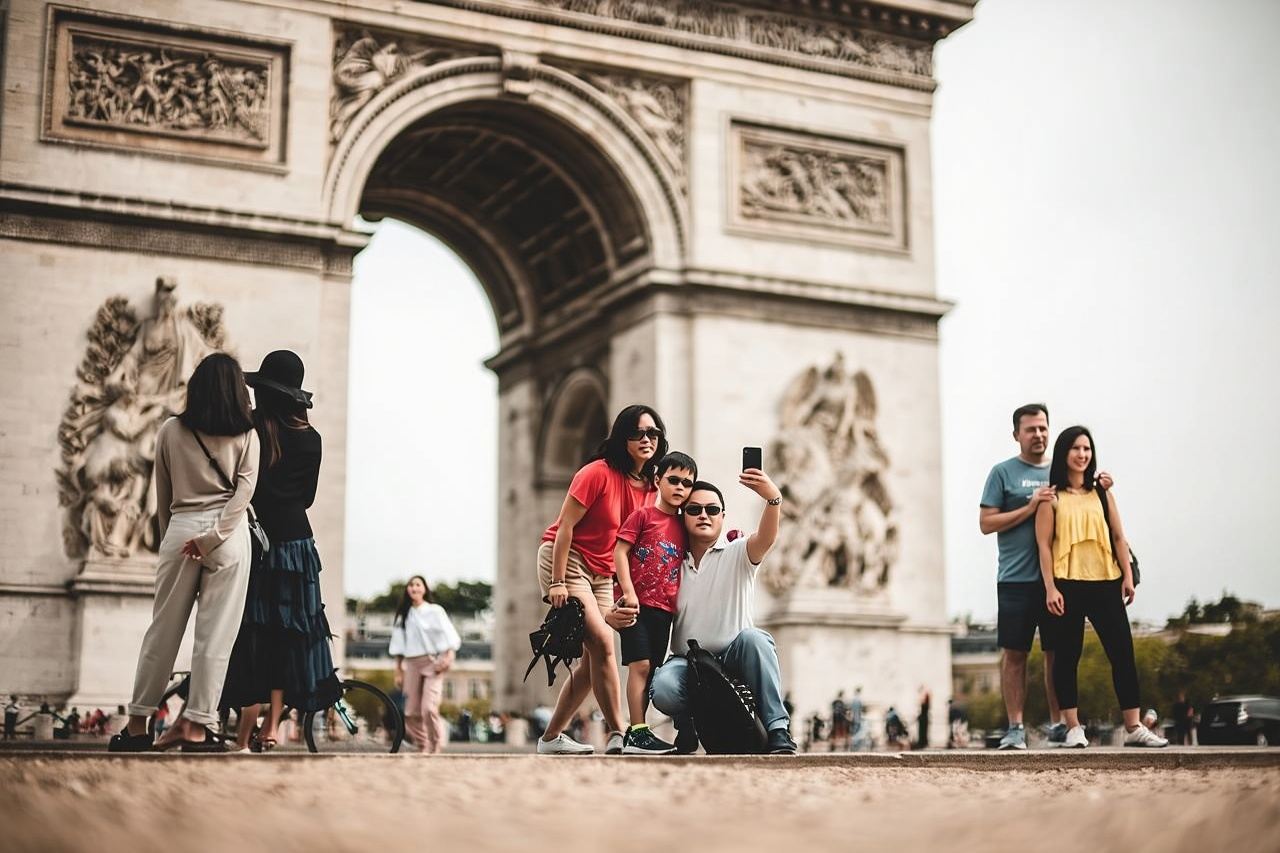 Arc de Triomphe und Bootsfahrt auf der Seine