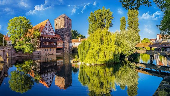 Tour medieval Nuremberg in a city exploration game