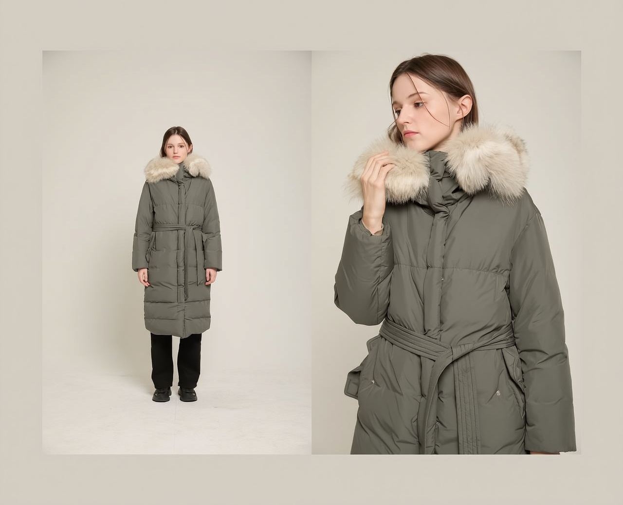 [Seoul] Kledinghuurervaring, luxe bovenkleding en tasverhuur (No Brand lange donsjas)