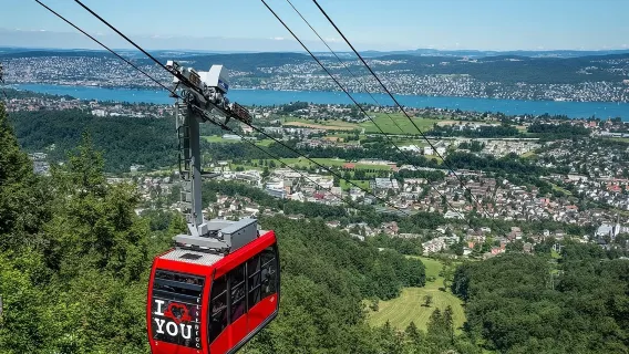 Halbtagestour Zürich + Vesnegg, Schweiz|Inklusive Zürichseefähre + Aussichtsplattform Seilbahn