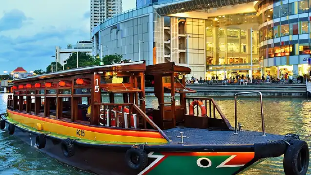 新加坡私人夜遊，包含濱海灣花園和泰晤士河遊船。