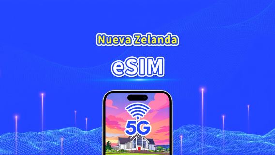 eSIM Nueva Zelanda | 5G/4G | Paquete de datos diario/total | 1–30 días | Facturación por días naturales | Código QR