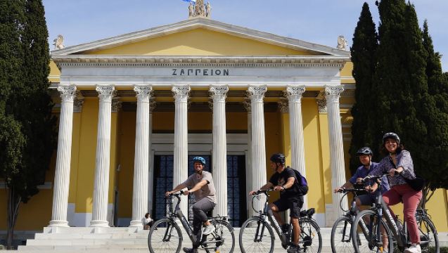 Athens Scenic Electric Bike Tour with optional Acropolis visit