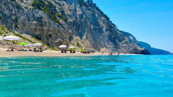 Nydri: Boat Cruise to the famous beaches of Lefkada