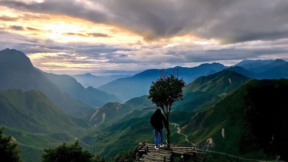 Excursión privada en coche a Sapa a las cascadas de Plata y Amor y al Árbol Solitario