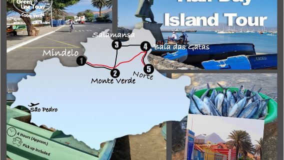 Excursión de medio día a la isla de São Vicente, 4 horas