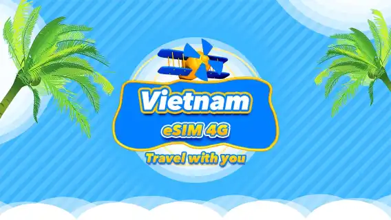 ベトナム 4G/5G eSIM | デイリーパッケージ/トータルパッケージ | 500MB/日 - 合計30GB | 1~30日間 | 24時間制 | QR code