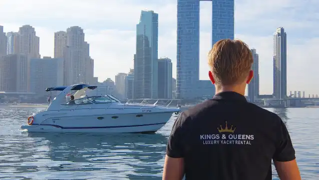 杜拜：乘坐34英尺遊艇的私人遊艇巡航