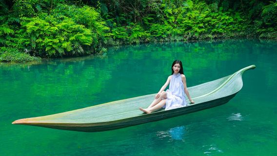 China Pingshan Grand Canyon 1-day tour [Hotel pickup + Admission ticket + Boat ticket + Small group]