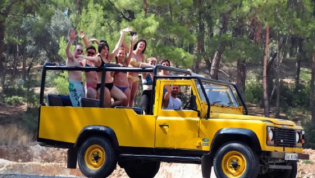 Antalya Jeep Safari Tour with Off-Road, BBQ Lunch & Transfer