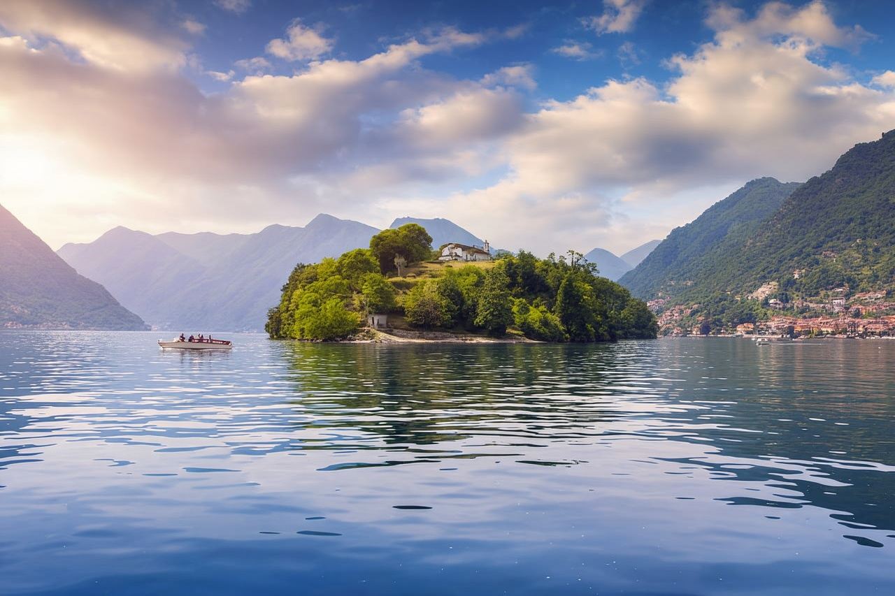 From Milan: Lake Como, Bellagio, Varenna & private boat tour