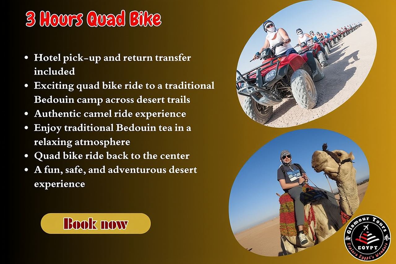 3-hour Quad bike Safari in Hurghada