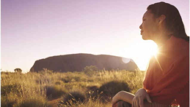 Uluru-Kata Tjuta + Matahari Terbit di Gunung Ayers, Australia [Pemandu Pelancong Berbahasa Cina + Pengangkutan Hotel]