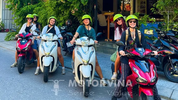 Location de scooter de Hué à Hoi An avec transfert de bagages