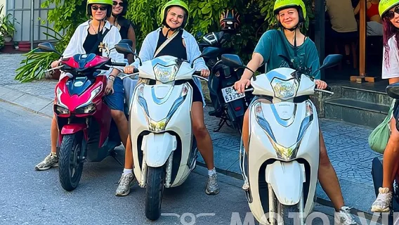 Rental of a Scooter from Hue to Hoi An with Bag Transfer