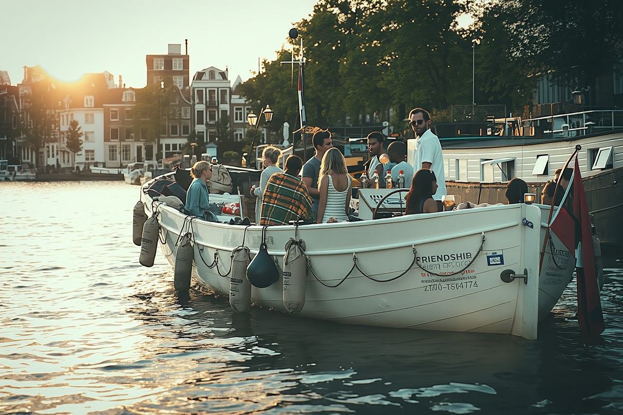 Crociera di lusso di un'ora sui canali di Amsterdam