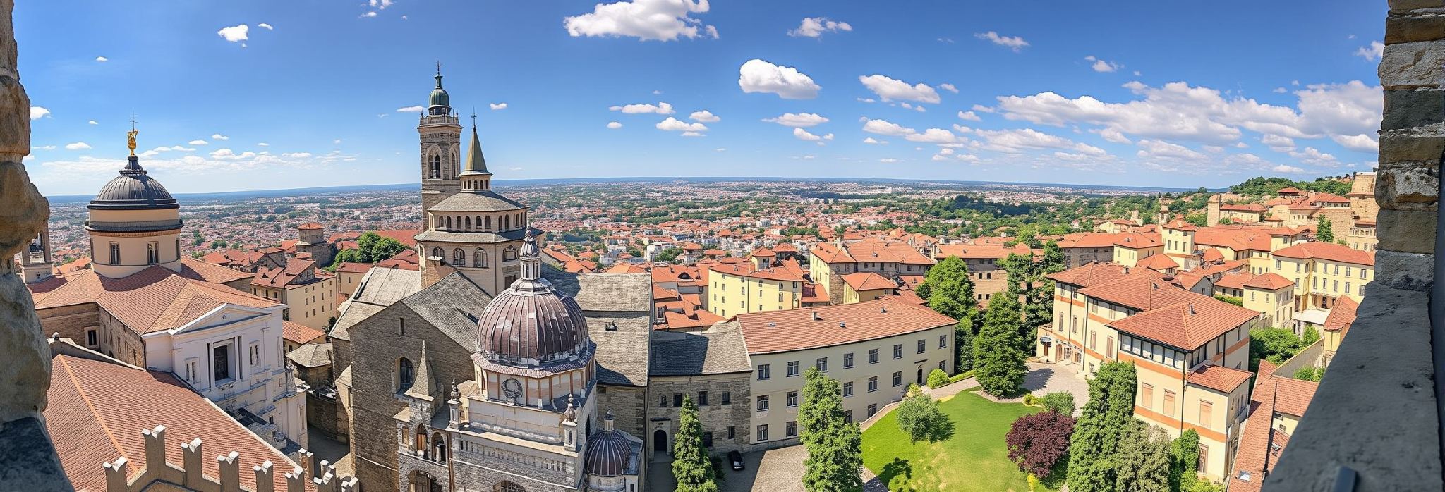 Tur jalan kaki pribadi di Upper Town Bergamo