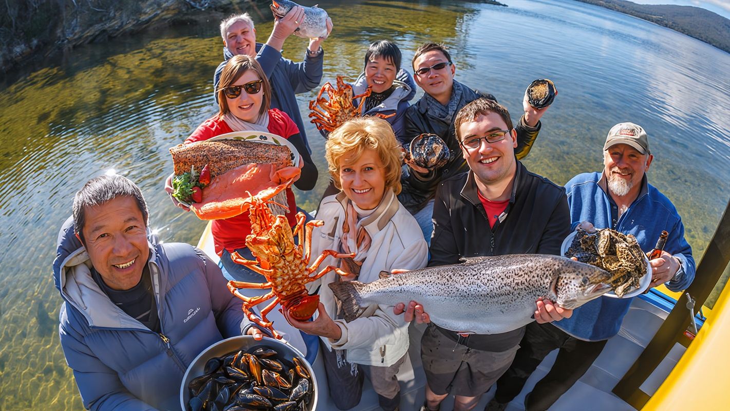 Tasmania Hobart Speedboating Day Tour [Seafood Feast + Fishing Observation]