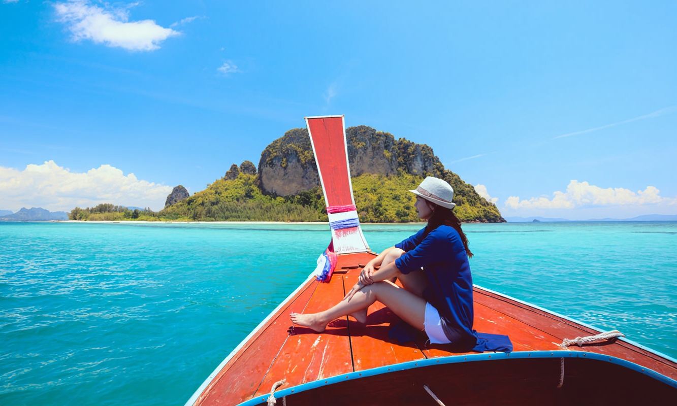 Tour di un giorno alle quattro isole magiche di Krabi - Snorkeling in motoscafo/longtail boat alla spiaggia di Railay