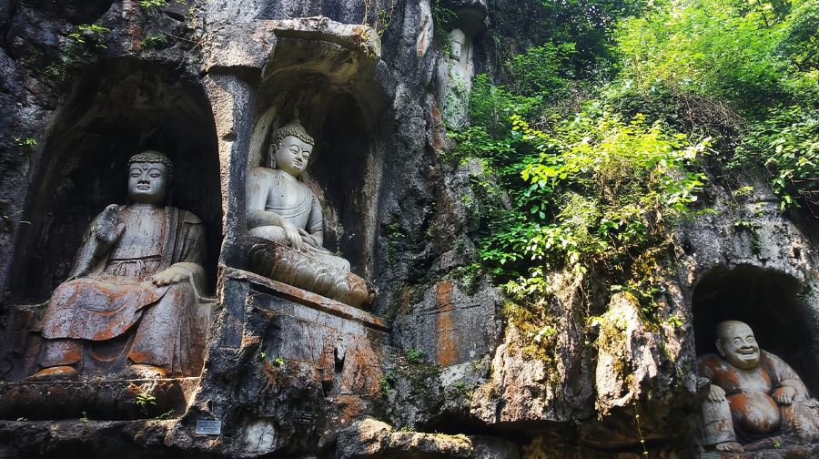 10人團丨杭州西湖雷峯塔+靈隱寺ღ可選宋韻點茶自助餐+上門接