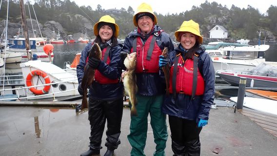 Stavanger: Lysefjord Cruise, Fishing, and Dinner Tour