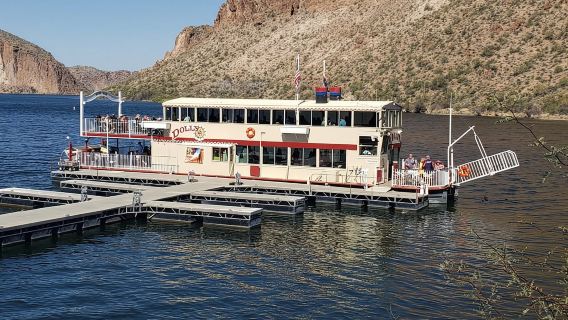 Recorrido de día completo en grupo pequeño por el Apache Trail con barco de vapor Dolly