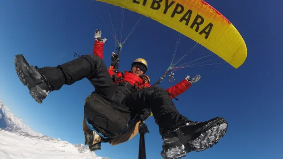 Zermatt: Paragliding-Tandemflug
