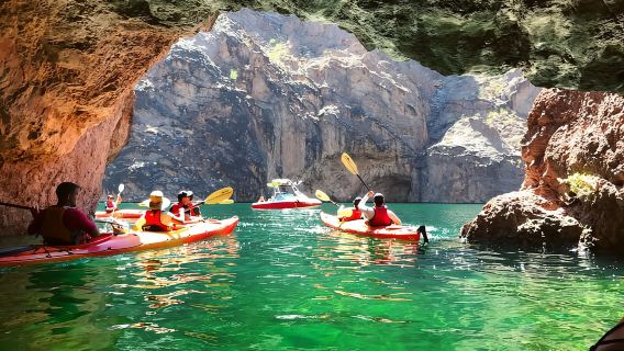 Willow Beach: Excursión de medio día en kayak por el Cañón Negro (sin transporte)