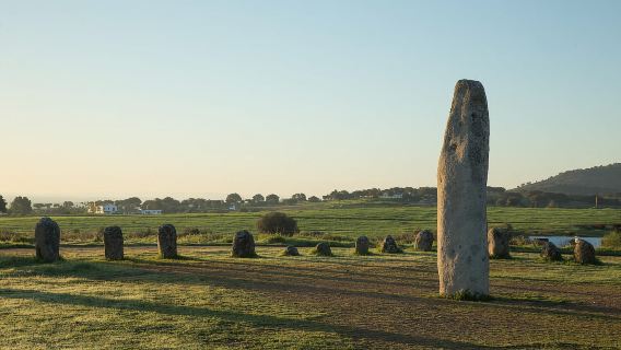Megalith- und mittelalterliche Tour in einem Beiwagen durch Évora