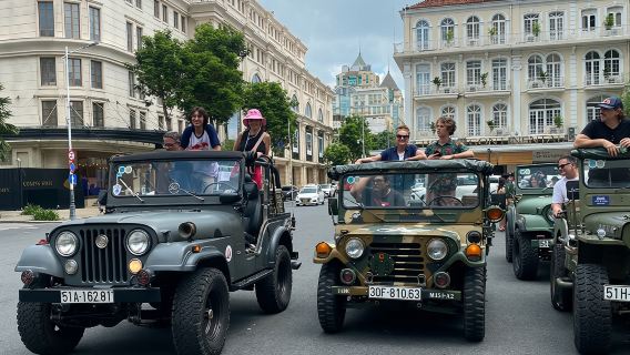 Buenos días en Saigón con Vintage Jeep: cultura del café y descubrimiento de Chợ Lớn