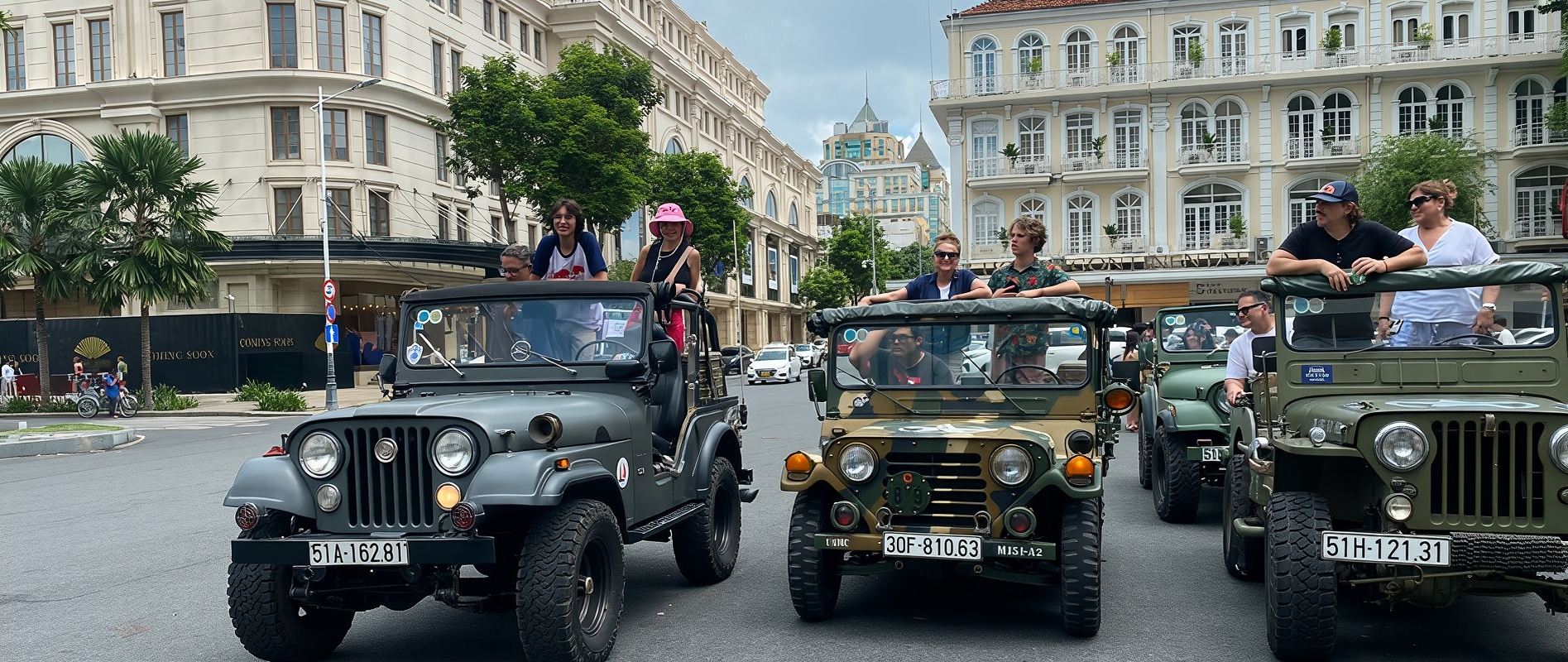 Good Morning Saigon by Vintage Jeep: Coffee Culture & Chợ Lớn Discovery
