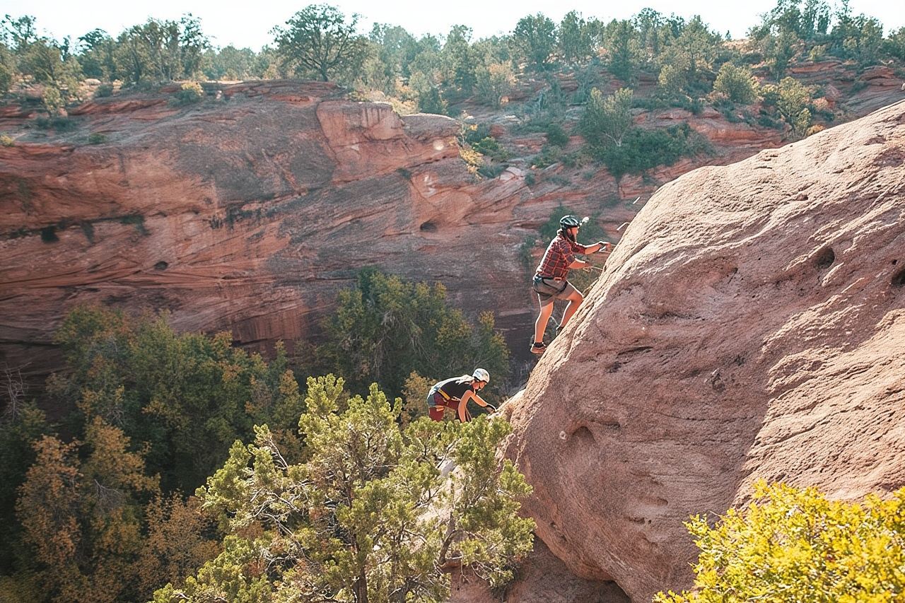 Via Ferrata / Rappel Adventure in East Zion