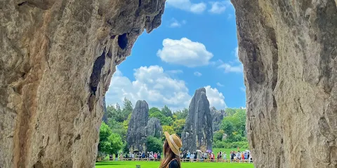 石林風景區+九鄉一日遊:可選新路線雙索道雙遊船+純玩無購物無自費