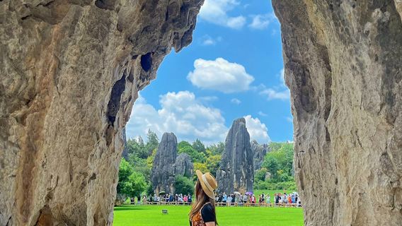 石林+九鄉一日遊:上門接+新線安排雙索道雙遊船+可選15人團