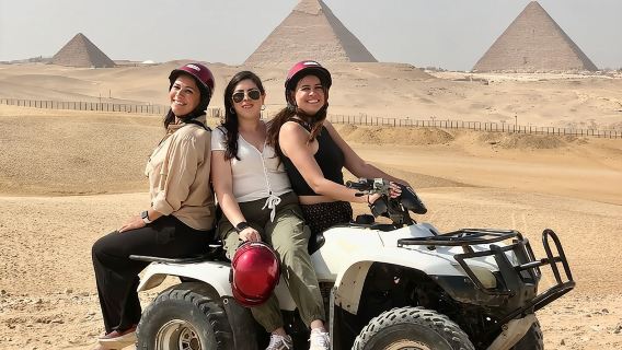 Giza pyramids,Sphinx,ATV bike,Camel ride, Dinner cruise& shopping
