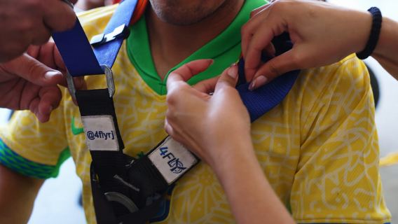 Helicopter flight no doors in Rio de Janeiro