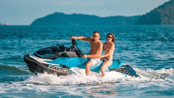 Featured tour with 11 reviews: Phuket: Jet Ski Tour to 6/9 Islands with Lunch & Transfers
