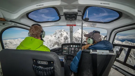 New Zealand Mount Cook Helicopter Sightseeing + Alpine/Snow Landing Helicopter Line + Optional Glacier Hike (20–55 min options + Departing from Glentanner)