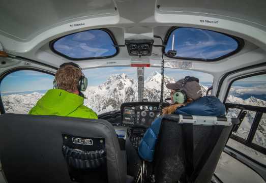 New Zealand Mount Cook Helicopter Sightseeing + Alpine/Snow Landing Helicopter Line + Optional Glacier Hike (20–55 min options + Departing from...