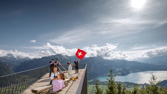 Interlaken + Harder Kulm Observation Deck one-day tour in Switzerland