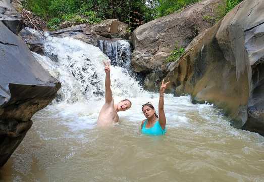 Chiang Mai Half Day Elephant Sanctuary Observation and Waterfall