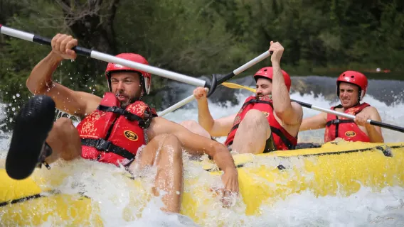 Rafting di mezza giornata sul fiume Cetina