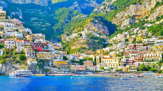 Depuis Naples : excursion panoramique en ferry vers Amalfi et Positano
