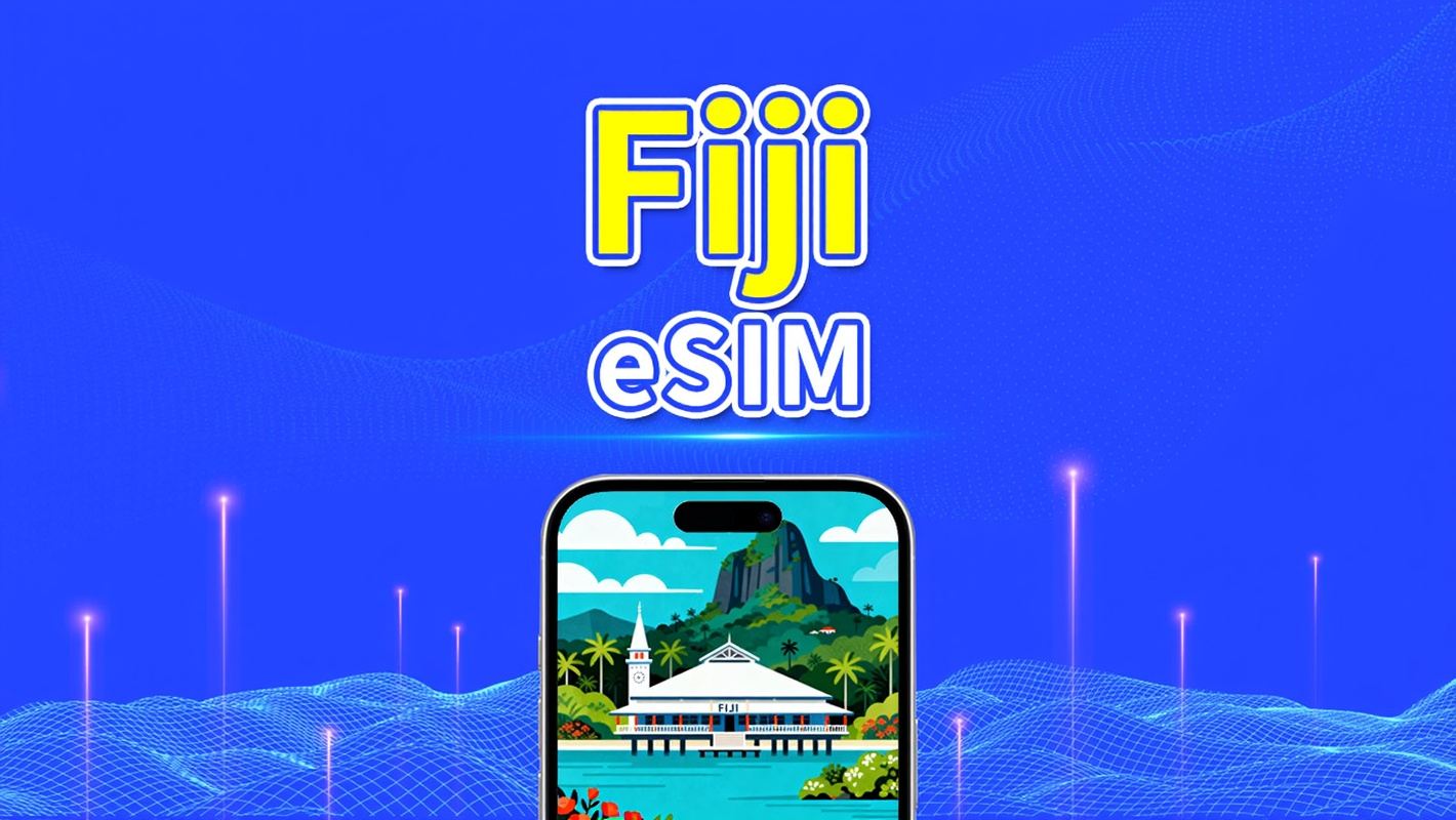 Fiji eSIM | 4G | Daily/Total Data Package | 1–30 days | 24-Hour Billing | QR Code